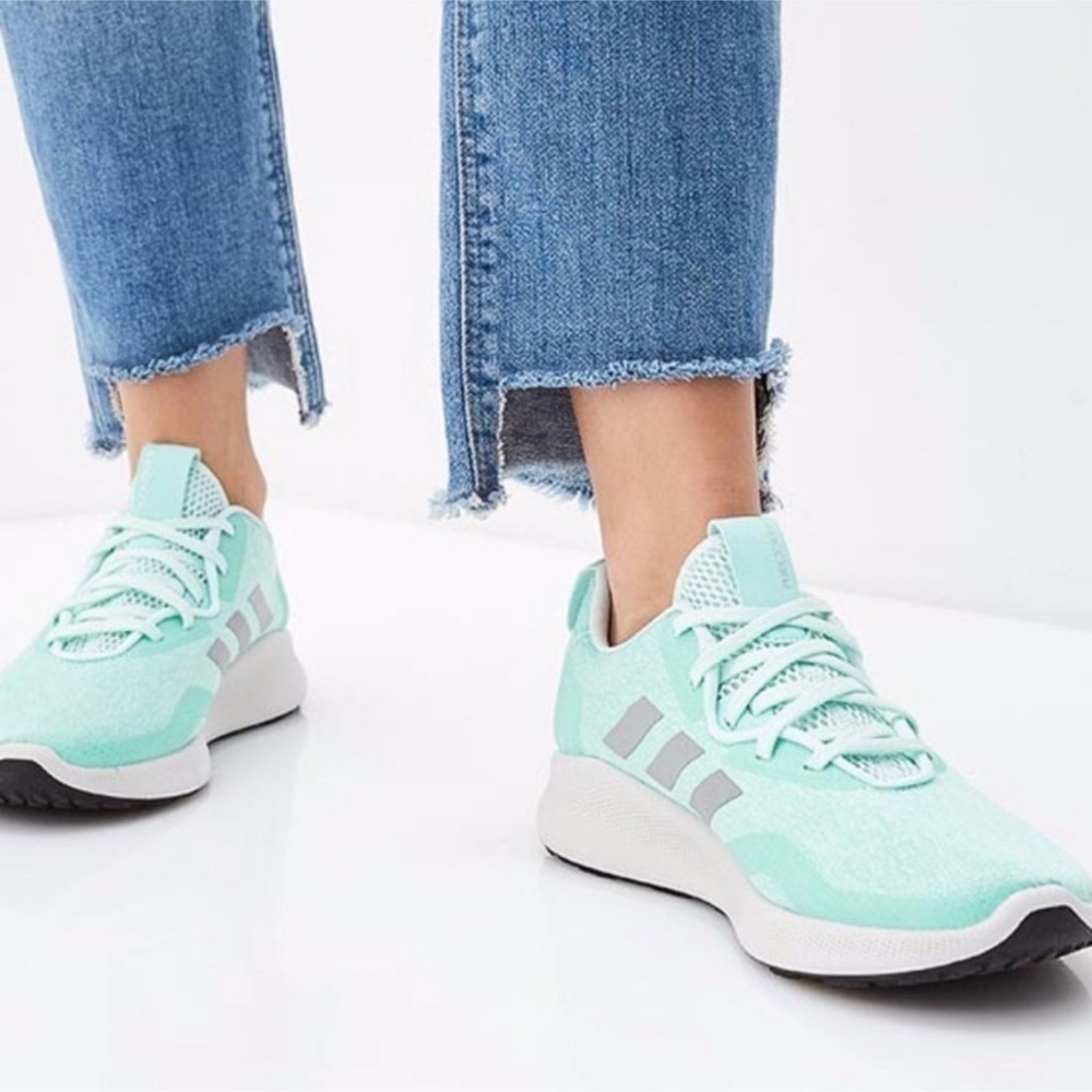 Adidas Purebounce + Street Mint/Silver Sneaker Size 5 Women